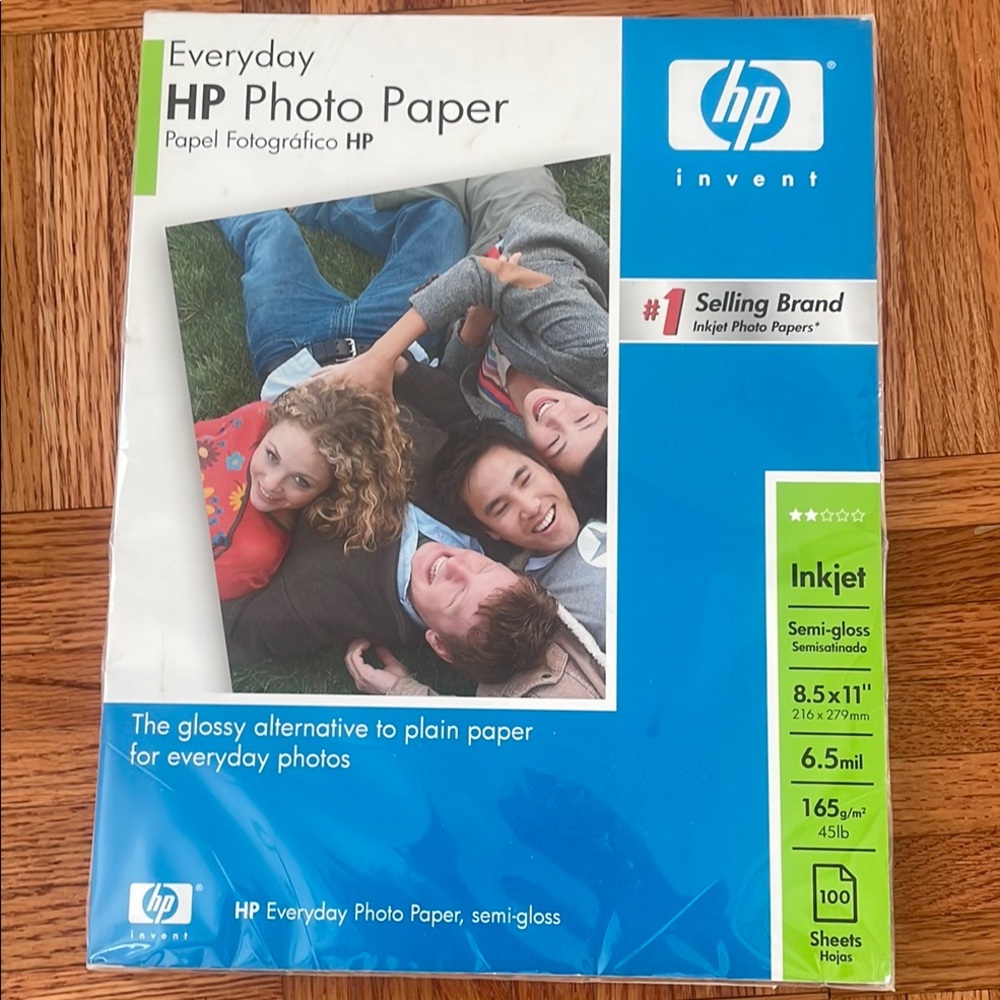 HP Everyday Photo Paper 8.5x11"